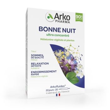 Arkofluides Bonne nuit Arkopharma - bo&icirc;te de 20 ampoules