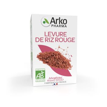 Arkog&eacute;lules Levure de riz rouge bio Arkopharma - bo&icirc;te de 60 g&eacute;lules