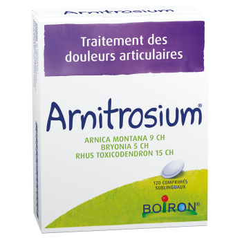 Arnitrosium traitement des douleurs articulaires Boiron - bo&icirc;te de 120 comprim&eacute;s sublingaux