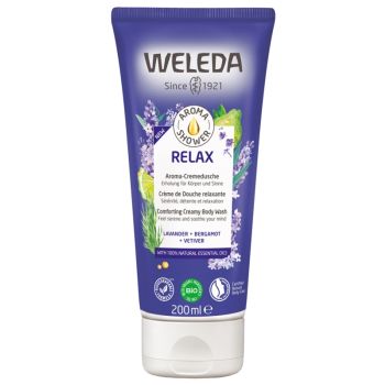 Aroma Shower Relax Cr&egrave;me de douche relaxante bio Weleda - tube de 200 ml
