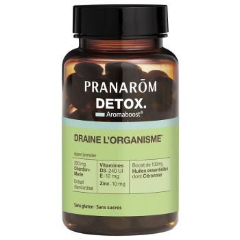 Aromaboost D&eacute;tox Pranar&ocirc;m - pot de 60 capsules