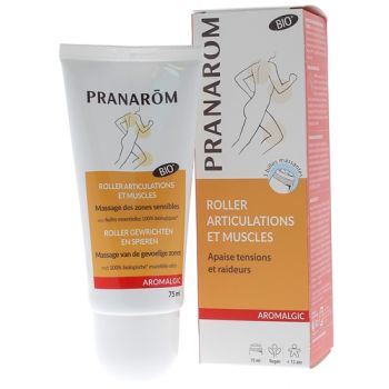 Aromalgic Roller articulations et muscles bio Pranar&ocirc;m - tube de 75 ml