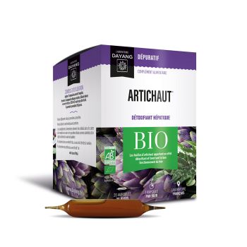 Artichaut Bio d&eacute;toxifiant h&eacute;patique Dayang - bo&icirc;te de 20 ampoules