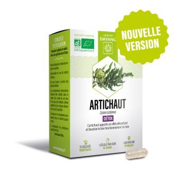 Artichaut bio d&eacute;tox Dayang - bo&icirc;te de 15 g&eacute;lules