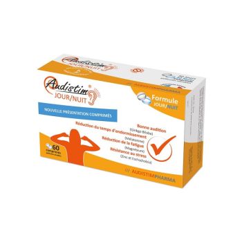 Audistim jour nuit AudistimPharma - boite de 60 comprim&eacute;s pellicul&eacute;s s&eacute;cables
