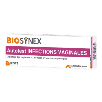 Autotest infections vaginales Biosynex - bo&icirc;te de 3 tests