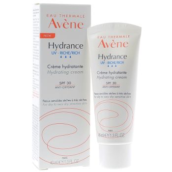 Hydrance &eacute;mulsion riche hydratante UV spf 30 Av&egrave;ne - tube de 40 ml