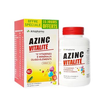 Azinc vitalit&eacute; Arkopharma - bo&icirc;te de 150 g&eacute;lules (15 jours offerts)