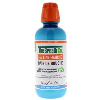 Bain de bouche haleine fra&icirc;che menthe givr&eacute;e The Breath Co - flacon de 500ml