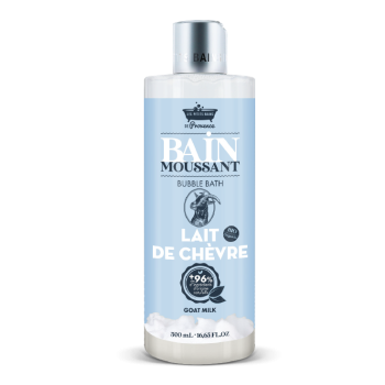 Bain moussant au lait de ch&egrave;vre Les petits bains de Provence - flacon de 500ml
