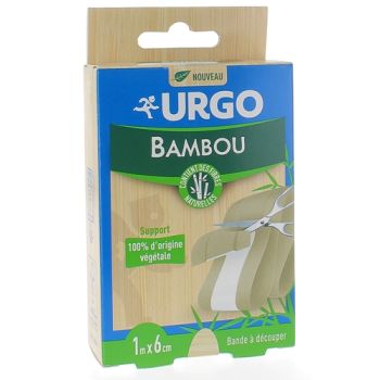 Bande &agrave; d&eacute;couper bambou 1mx6cm Urgo - bo&icirc;te de 1 bande
