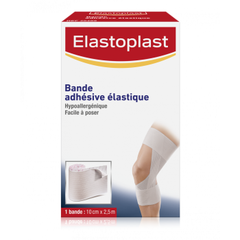 Bande adh&eacute;sive &eacute;lastique sport Elastoplast - bande de 10cm x 2,5cm