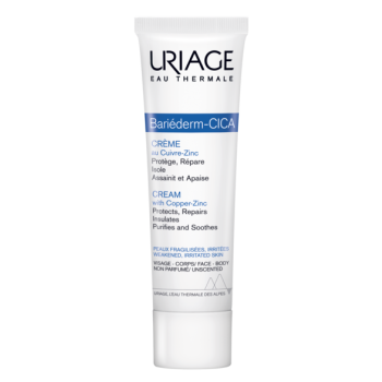Bari&eacute;derm cica-cr&egrave;me r&eacute;paratrice au Cu-Zn Uriage - tube de 15 ml