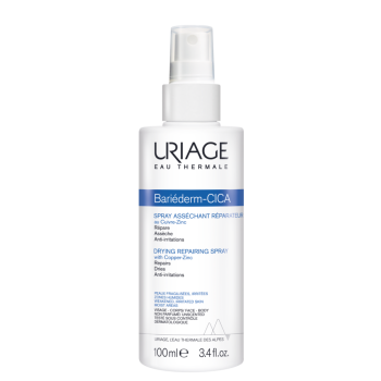 Bari&eacute;derm cica-spray ass&eacute;chant r&eacute;parateur au Cu-Zn Uriage - spray de 100 ml