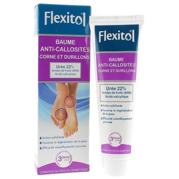 Baume Anti-Callosit&eacute;s Ur&eacute;e 22% Flexitol - tube de 56g