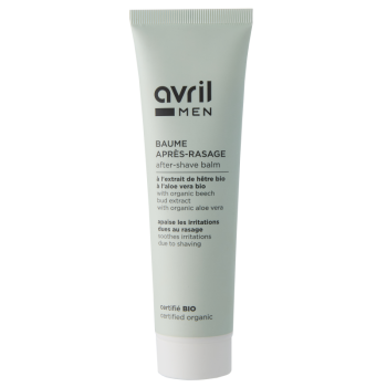 Baume apr&egrave;s-rasage homme bio Avril - tube de 100 ml