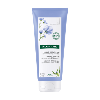 Baume apr&egrave;s-shampooing au lin bio Klorane - tube de 200ml