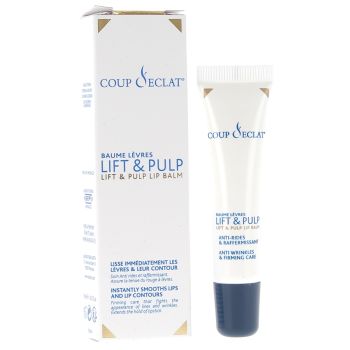 Baume l&egrave;vres lift & pulp Coup d'&eacute;clat - tube de 15 ml