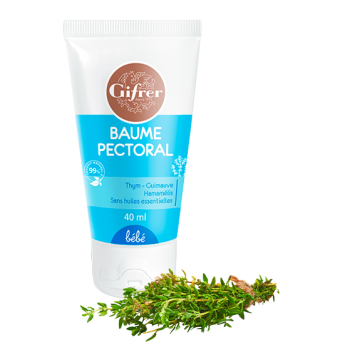 Baume pectoral b&eacute;b&eacute; Gifrer - tube de 40 ml