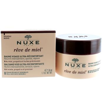Baume visage ultra-r&eacute;confortant R&ecirc;ve de Miel Nuxe - pot de 50 ml