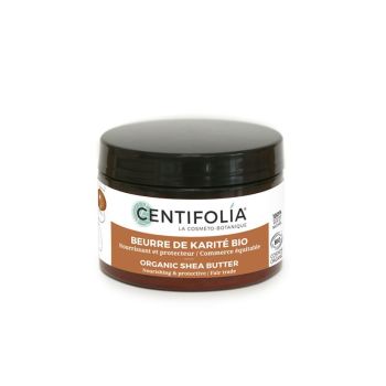 Beurre de Karit&eacute; biologique et &eacute;quitable Centifolia - pot de 125 ml