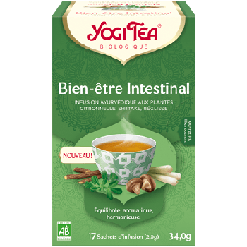 Bien-être intestinal bio Yogi Tea - boite de 17 sachets