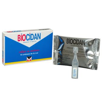 Biocidan 0,1mg/0,4ml collyre en r&eacute;cipient unidose - bo&icirc;te de 10 r&eacute;cipients