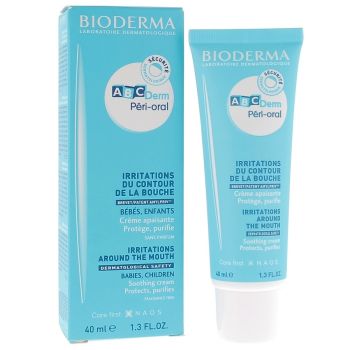 ABCDerm p&eacute;ri-oral irritations du contour de la bouche Bioderma - tube de 40 ml