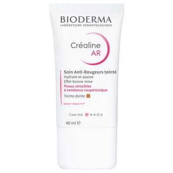 Cr&eacute;aline AR soin Anti-Rougeurs teint&eacute; Bioderma - tube de 40 ml