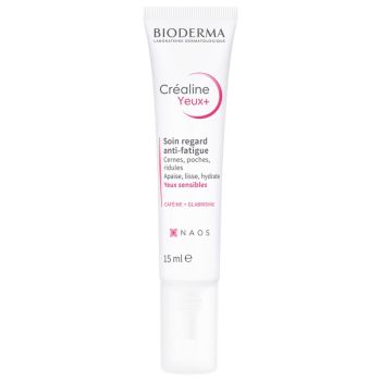Cr&eacute;aline yeux+ soin regard anti-fatigue Bioderma - tube de 15 ml