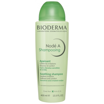 Nod&eacute; A shampooing apaisant cuirs chevelus sensibles et irrit&eacute;s Bioderma - flacon de 400 ml