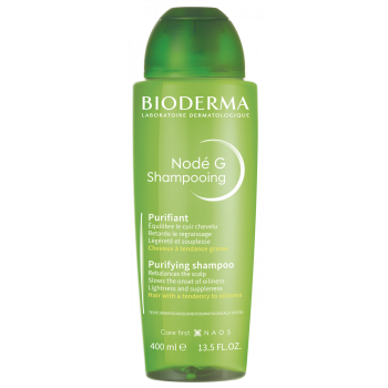 Nod&eacute; G shampooing purifiant cheveux &agrave; tendance grasse Bioderma - flacon de 400 ml