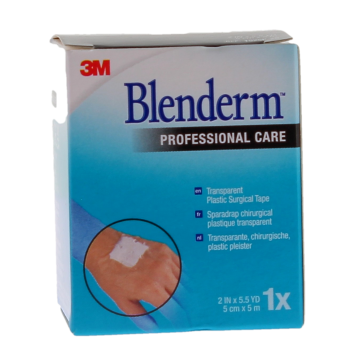 Blenderm Sparadrap occlusif 3M - bo&icirc;te d'un sparadrap de 50mm x 5m
