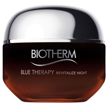 Blue Therapy Amber Algae Revitalize Nuit Cr&egrave;me revitalisante intense Biotherm - pot de 50 ml