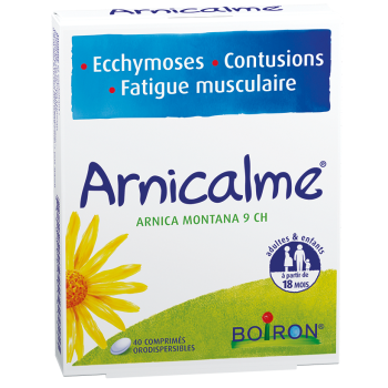 Arnicalme comprim&eacute;s Boiron - Coup, bosses, bleu - 40 comprim&eacute;s