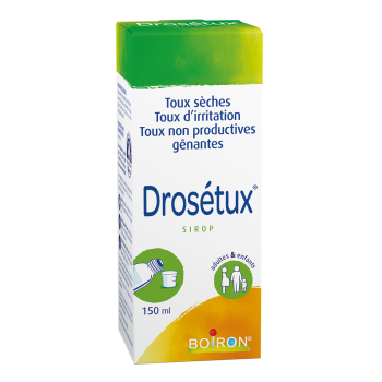 Dros&eacute;tux sirop traitement de la toux s&egrave;che Boiron - flacon de 150 ml