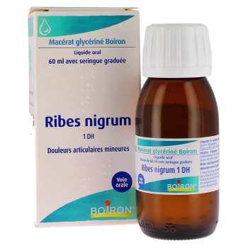 RIBES NIGRUM BOURGEONS Boiron - Flacon de mac&eacute;rat glyc&eacute;rin&eacute; 60 ml