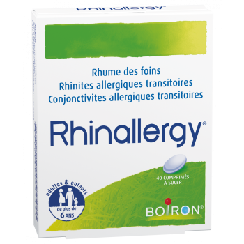 Rhinallergy comprim&eacute; &agrave; sucer Boiron - boite de 40 comprim&eacute;s