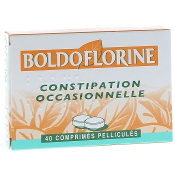 Boldoflorine constipation passag&egrave;re - boite de 40 comprim&eacute;s