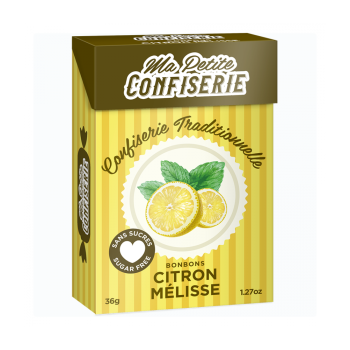 Bonbons citron m&eacute;lisse Ma petite confiserie - bo&icirc;te de 36,5 g