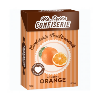Bonbons orange Ma petite confiserie - bo&icirc;te de 36,5 g