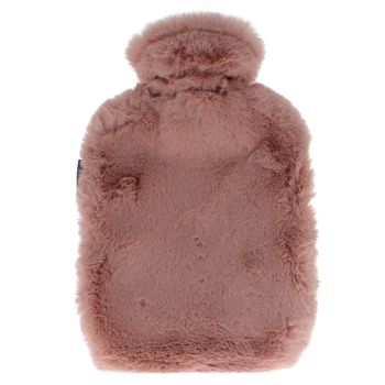 Bouillotte &agrave; eau fourrure thermoplastique Fashy - une bouillotte de 2L