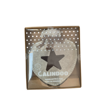 Bouillotte coeur &agrave; eau ultra-douce Calindoo - bouillotte de 600ml