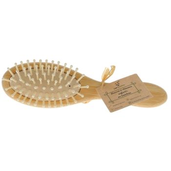 Brosse &agrave; cheveux enfants en bambou Cap Bambou - une brosse