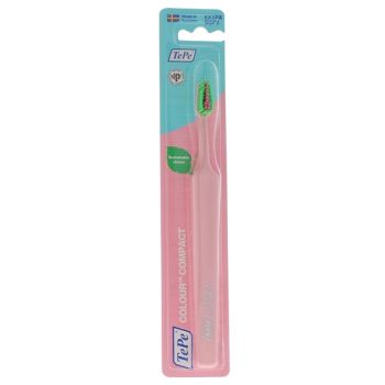 Brosse &agrave; dents Colour Compact ultra souple TePe - une brosse &agrave; dents