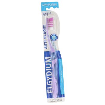 Brosse &agrave; dents Souple Anti-Plaque Elgydium - 1 brosse &agrave; dents