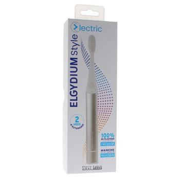 Brosse &agrave; dents &eacute;lectrique silver Style Electric Elgydium - une brosse &agrave; dents &eacute;lectrique