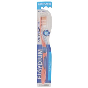 Brosse &agrave; dents medium anti-plaque Elgydium - une brosse &agrave; dents