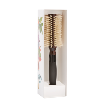 Brosse pr&eacute;-incurv&eacute;e brushing 12 rangs Christophe Robin - une brosse &agrave; cheveux