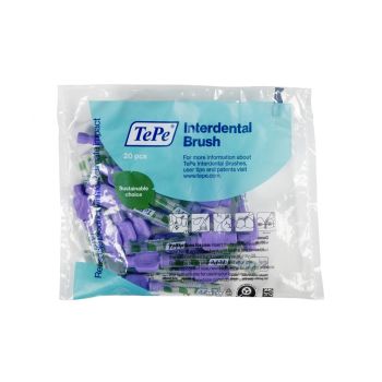 Brossettes interdentaires originales violet taille 6 (1.1 mm) TePe - 20 brossettes